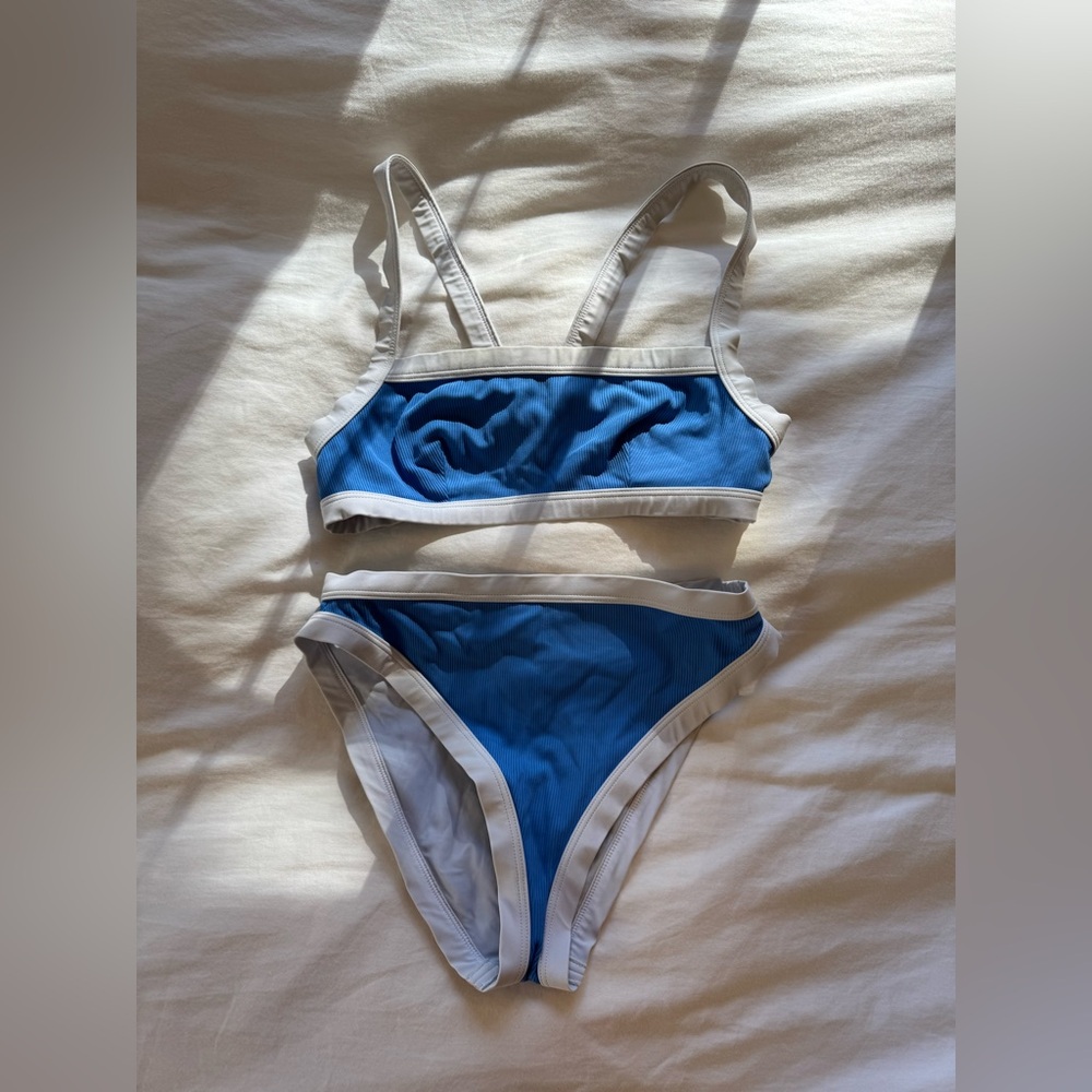 Solid & Striped The Scottie Knit Swim Bikini Set